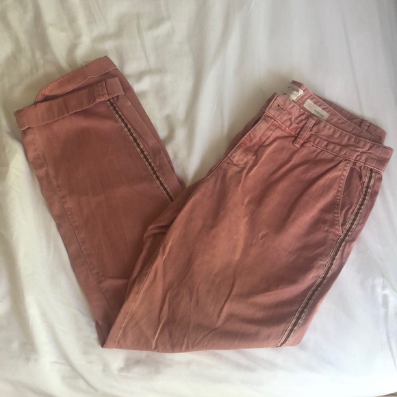 Salmon Colored Chino Pants by Anthropologie - Picture 2 of 6